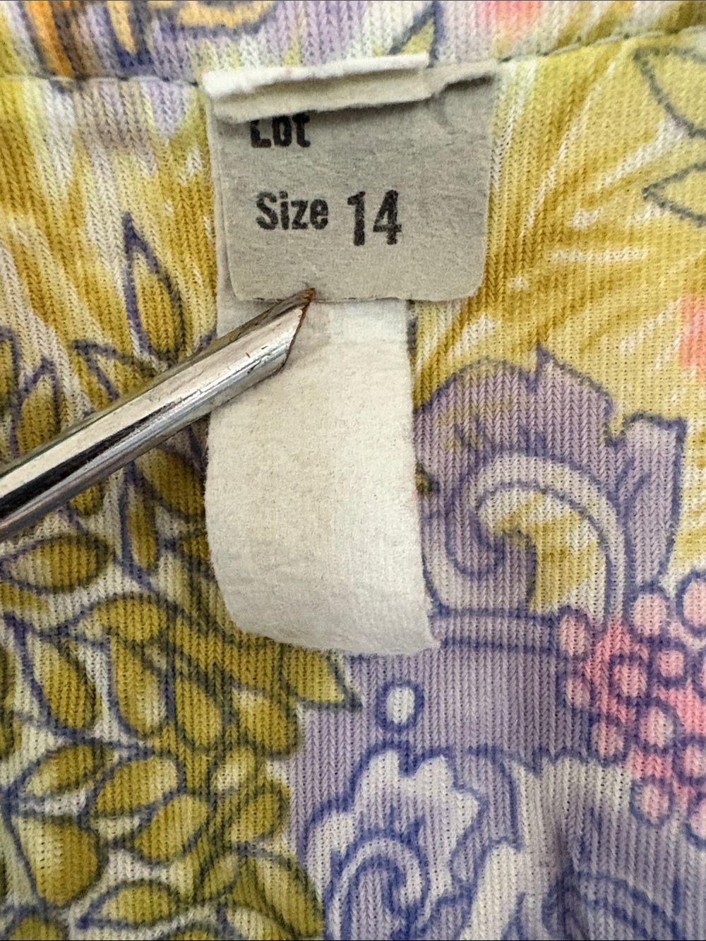 Vintage 60’s Dress Butterfly point collar Skimmer dress - Picture 6 of 12
